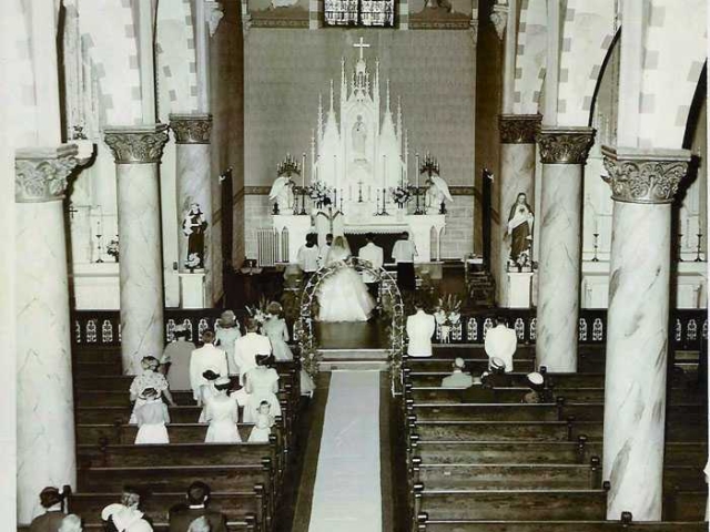 1956-MarvinDorotheaMeade-Wedding