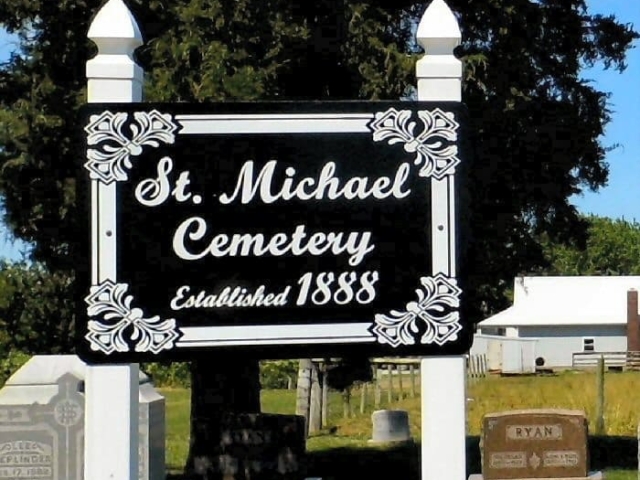 St. Michaels Cemetery Sign