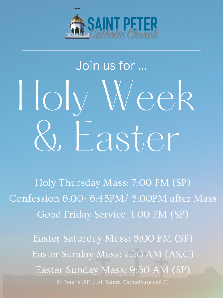 HWEasterUPDATE2023 Mass Holy Week